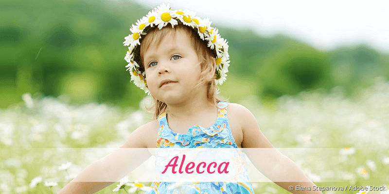Baby mit Namen Alecca