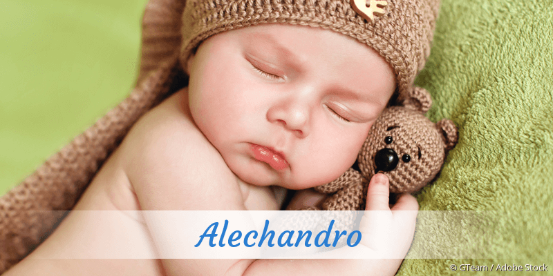 Baby mit Namen Alechandro