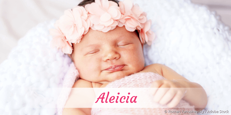 Name Aleicia als Bild