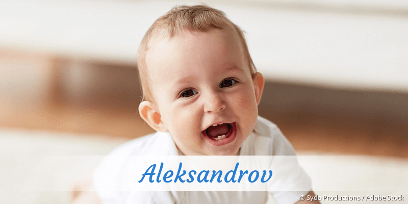 Baby mit Namen Aleksandrov