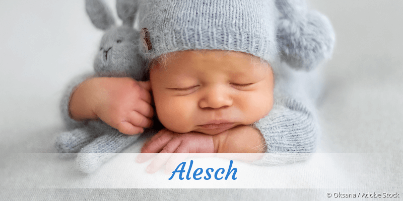 Baby mit Namen Alesch