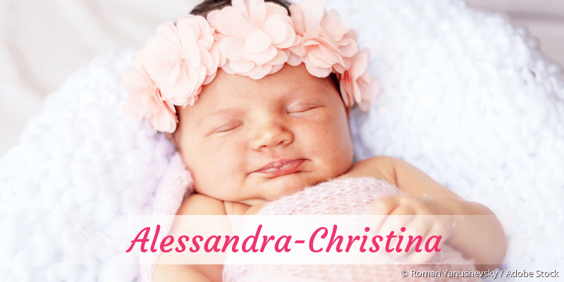 Baby mit Namen Alessandra-Christina