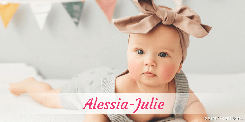 Baby mit Namen Alessia-Julie