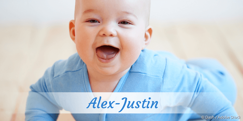 Baby mit Namen Alex-Justin
