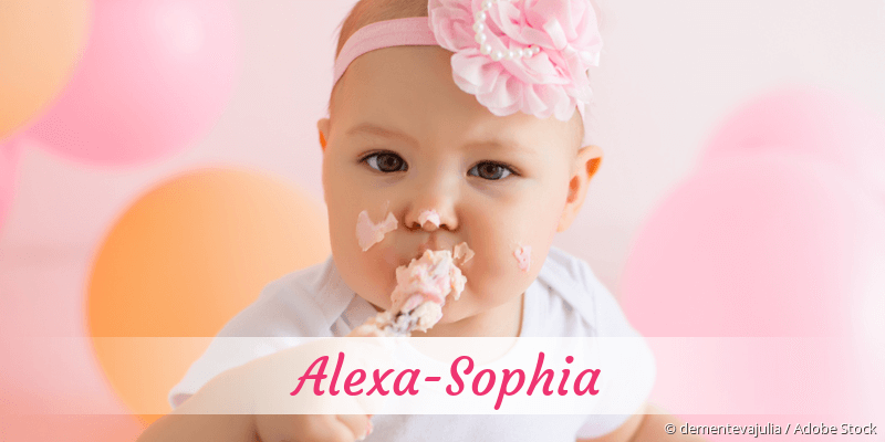 Baby mit Namen Alexa-Sophia