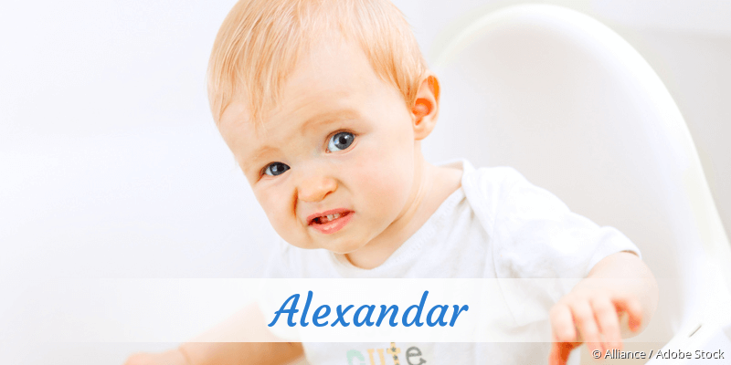 Baby mit Namen Alexandar