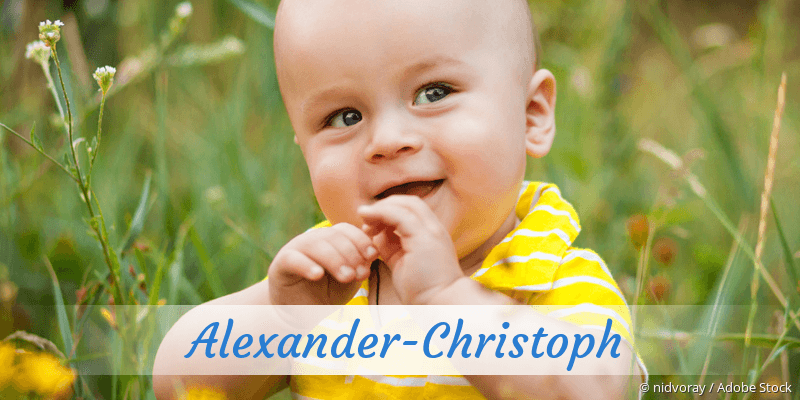 Baby mit Namen Alexander-Christoph