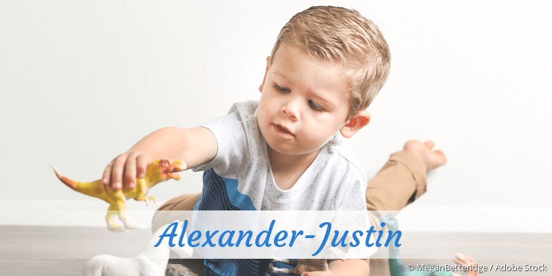 Baby mit Namen Alexander-Justin