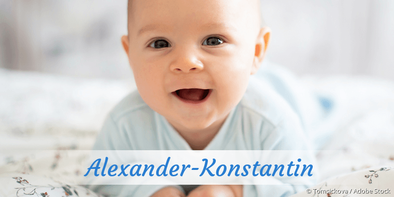 Baby mit Namen Alexander-Konstantin