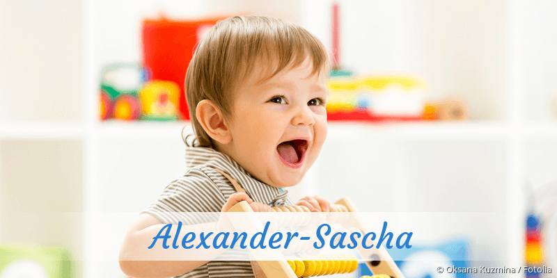 Baby mit Namen Alexander-Sascha