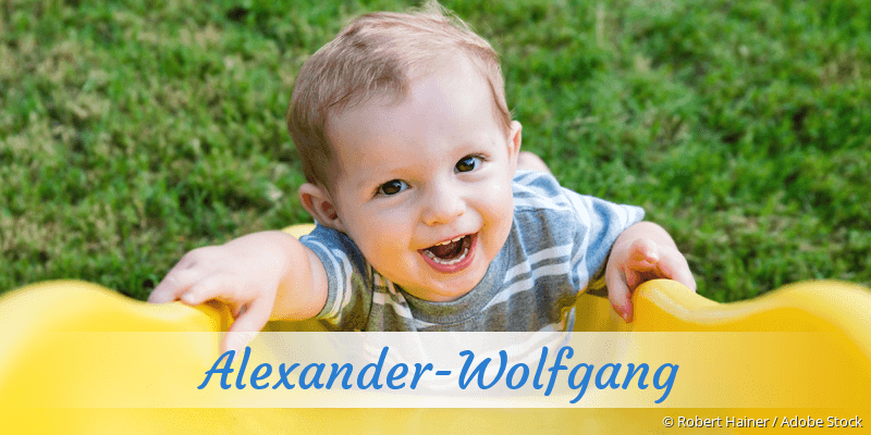 Baby mit Namen Alexander-Wolfgang