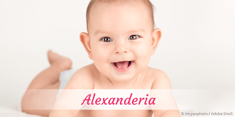 Baby mit Namen Alexanderia