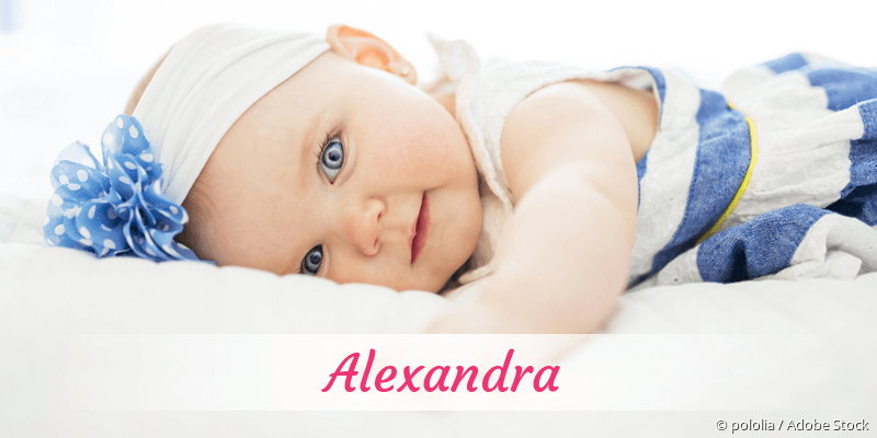 Baby mit Namen Alexandra