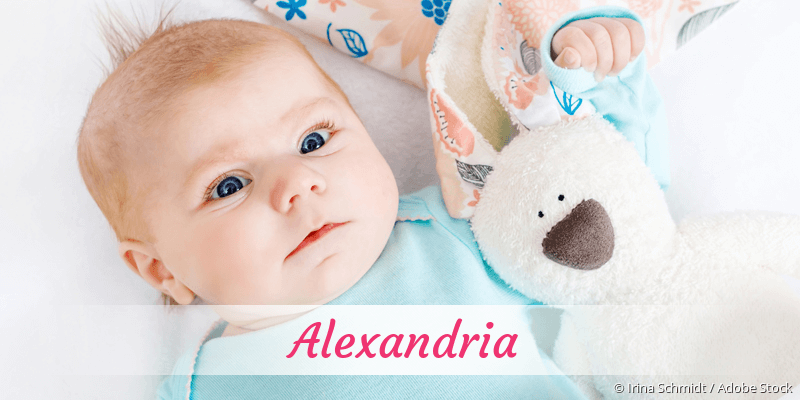 Baby mit Namen Alexandria