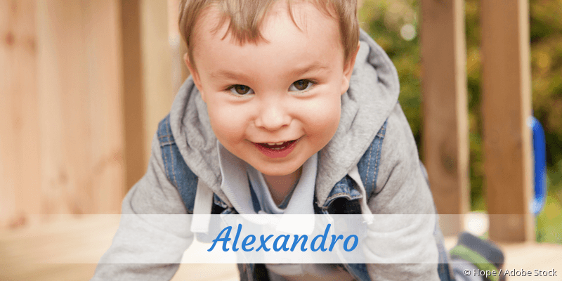 Baby mit Namen Alexandro