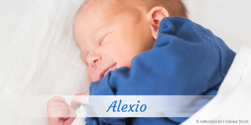 Baby mit Namen Alexio