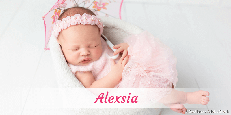 Baby mit Namen Alexsia