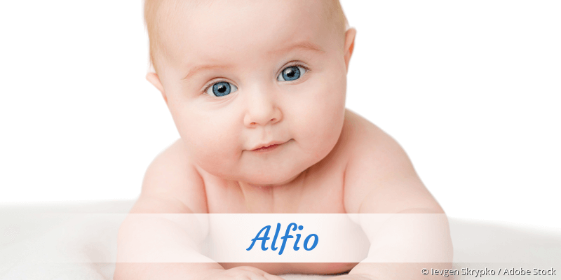 Baby mit Namen Alfio