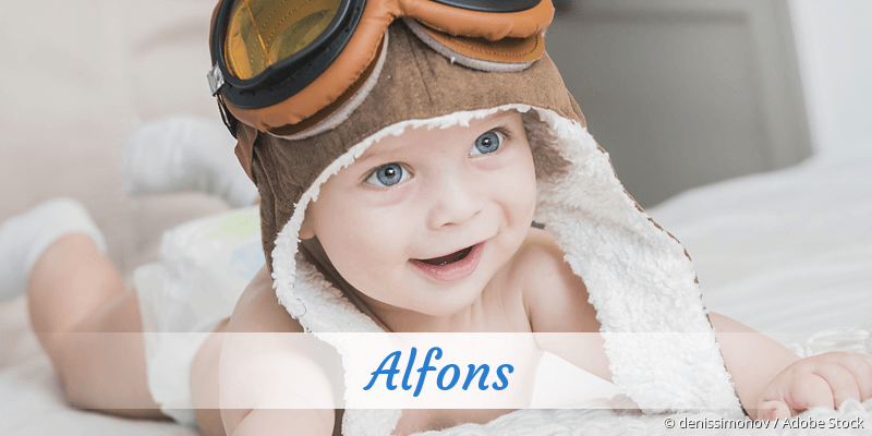 Baby mit Namen Alfons