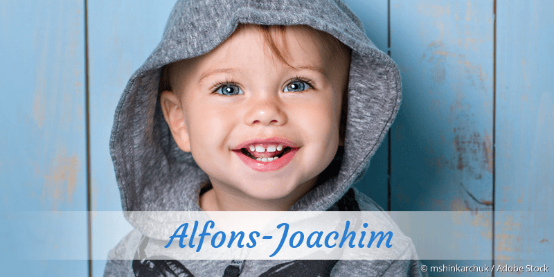 Baby mit Namen Alfons-Joachim