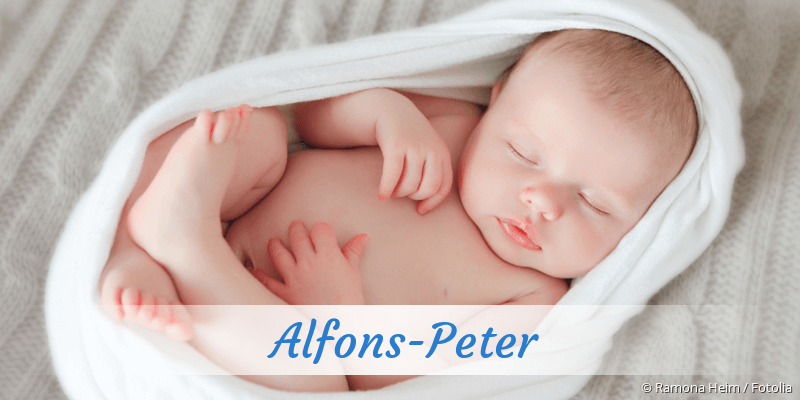 Baby mit Namen Alfons-Peter