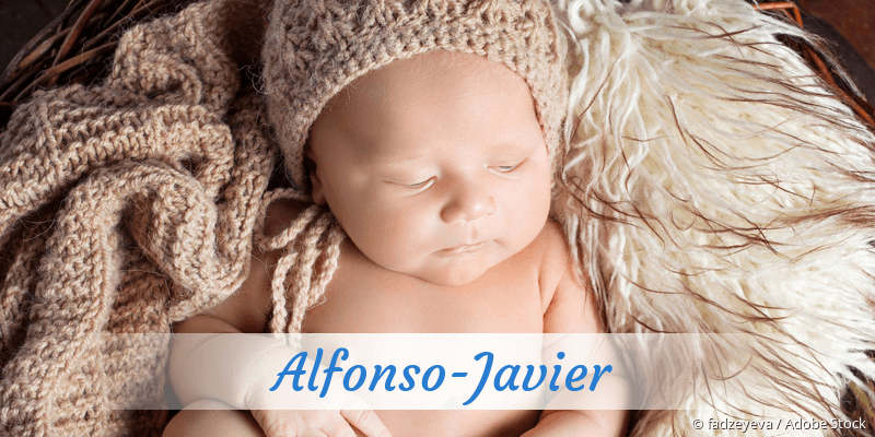 Baby mit Namen Alfonso-Javier