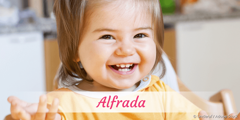 Baby mit Namen Alfrada