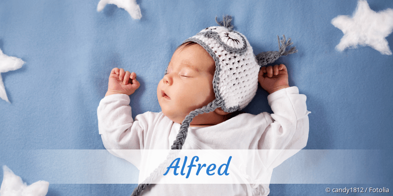 Baby mit Namen Alfred