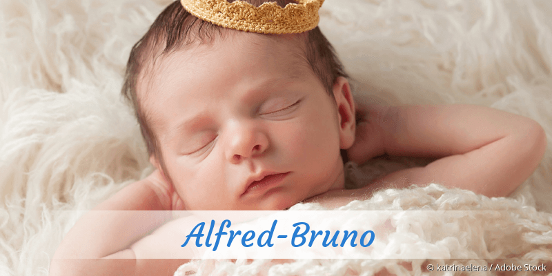 Baby mit Namen Alfred-Bruno