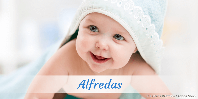 Baby mit Namen Alfredas