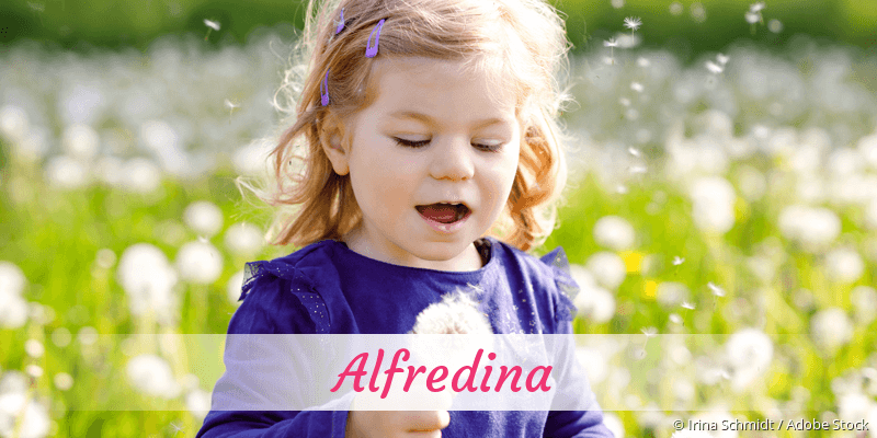 Baby mit Namen Alfredina