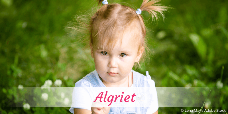 Baby mit Namen Algriet
