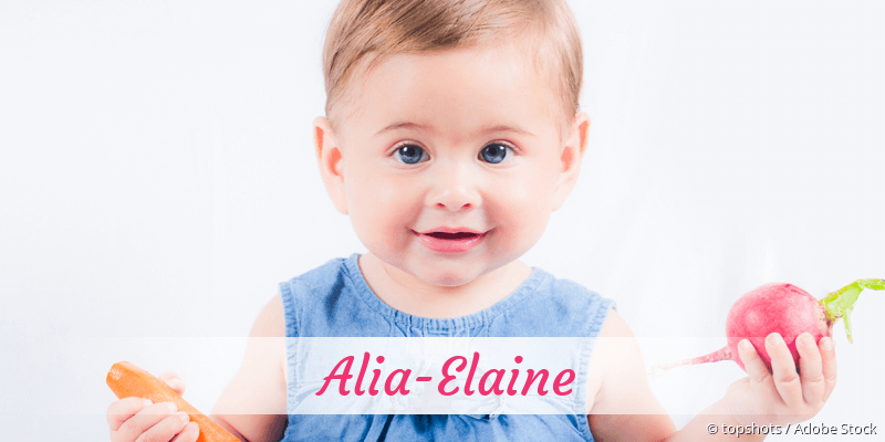 Baby mit Namen Alia-Elaine