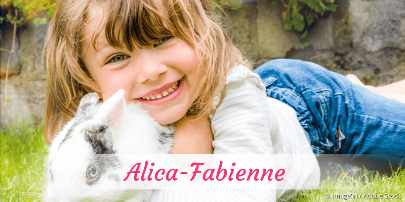 Baby mit Namen Alica-Fabienne