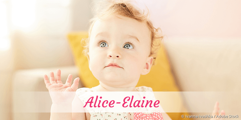 Baby mit Namen Alice-Elaine