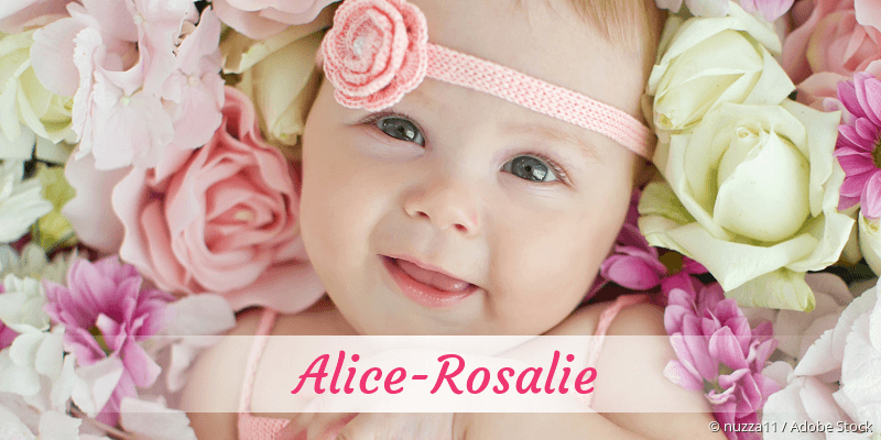 Baby mit Namen Alice-Rosalie