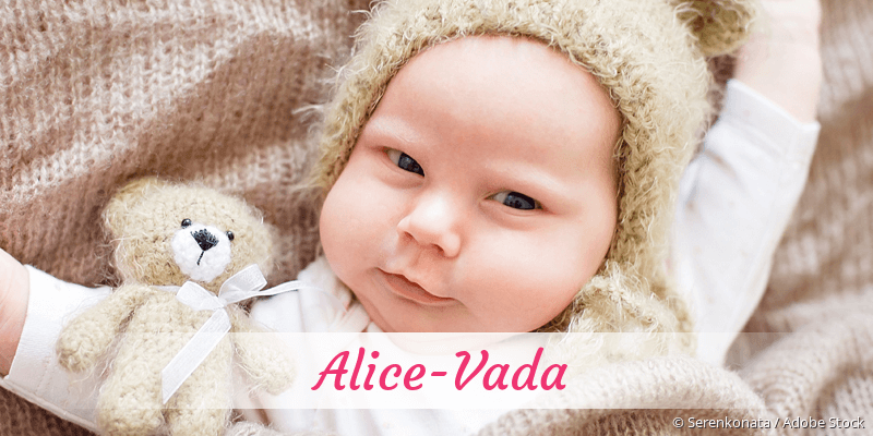 Baby mit Namen Alice-Vada