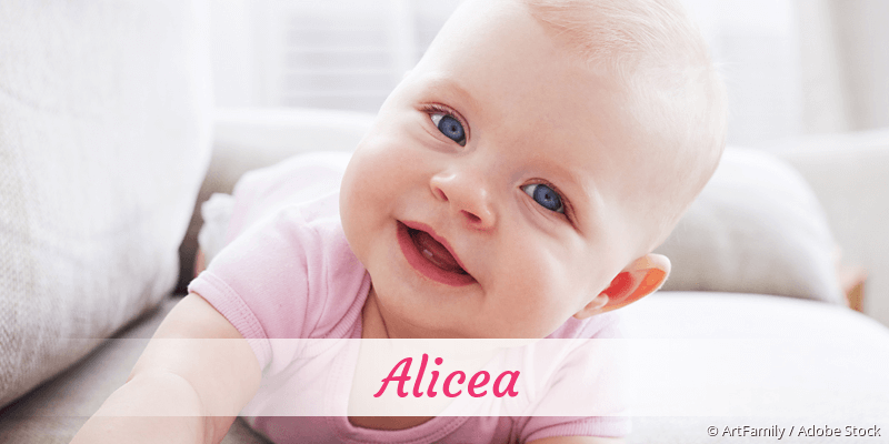 Baby mit Namen Alicea