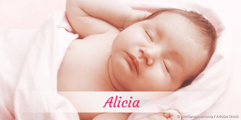 Baby mit Namen Alicia