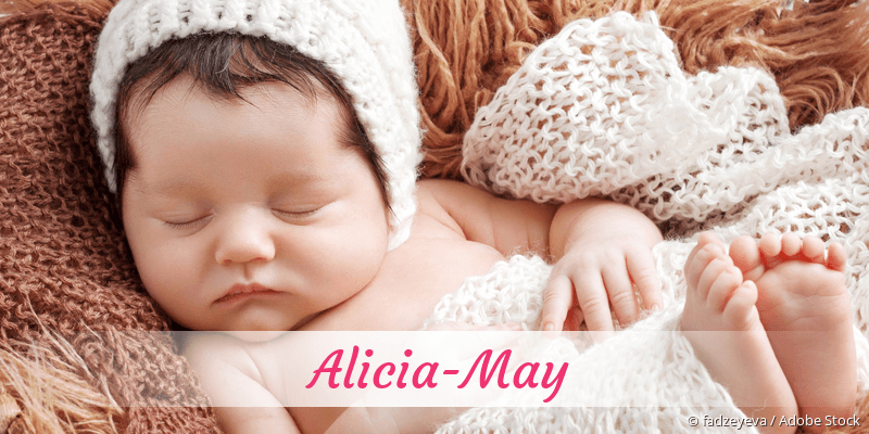Baby mit Namen Alicia-May