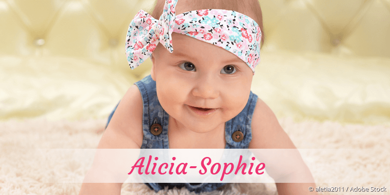 Baby mit Namen Alicia-Sophie