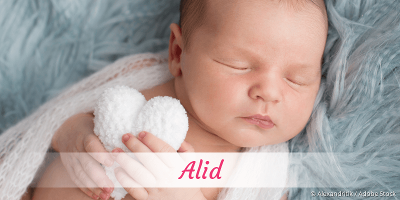 Baby mit Namen Alid