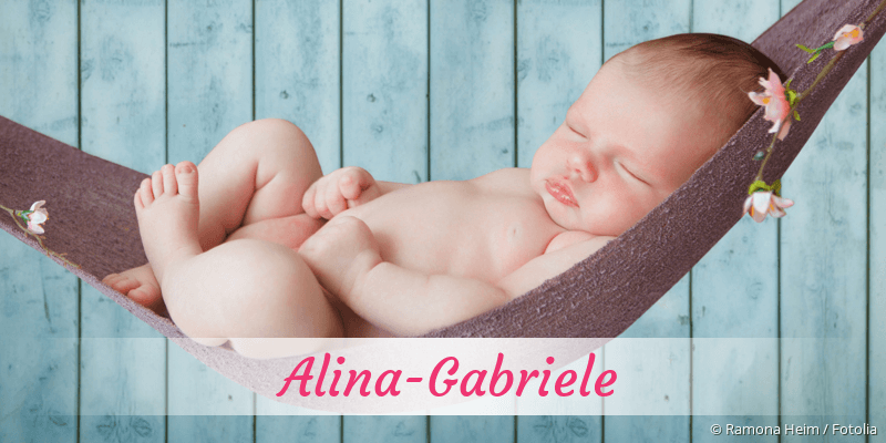 Baby mit Namen Alina-Gabriele
