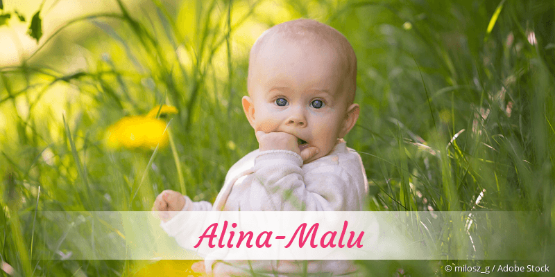 Baby mit Namen Alina-Malu