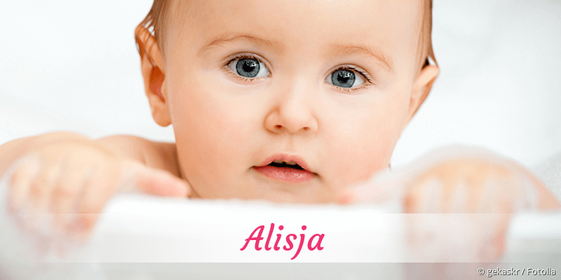 Baby mit Namen Alisja