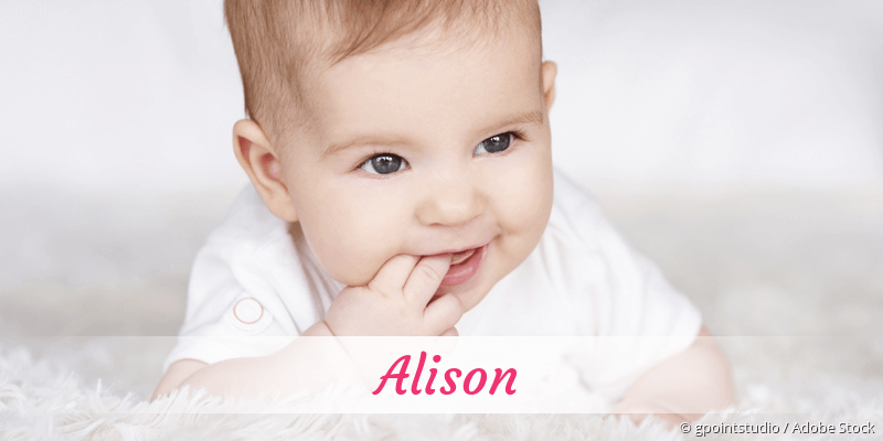 Baby mit Namen Alison