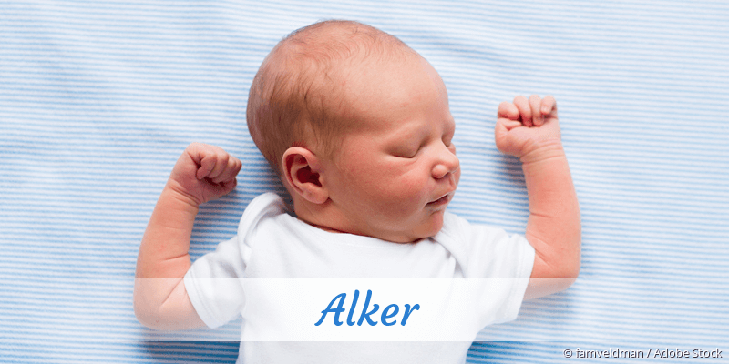 Baby mit Namen Alker