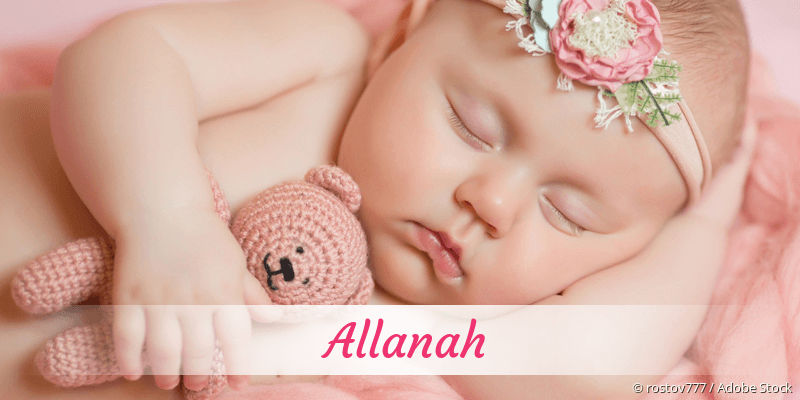 Baby mit Namen Allanah