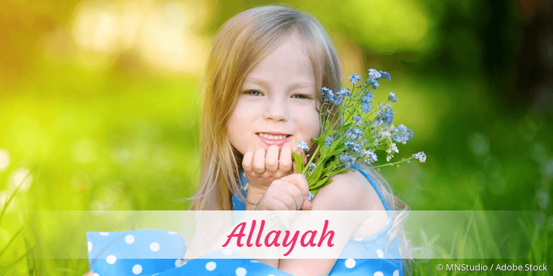Baby mit Namen Allayah