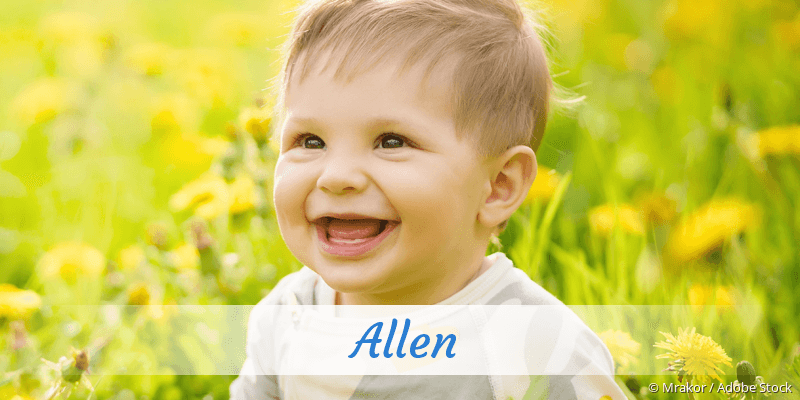 Baby mit Namen Allen